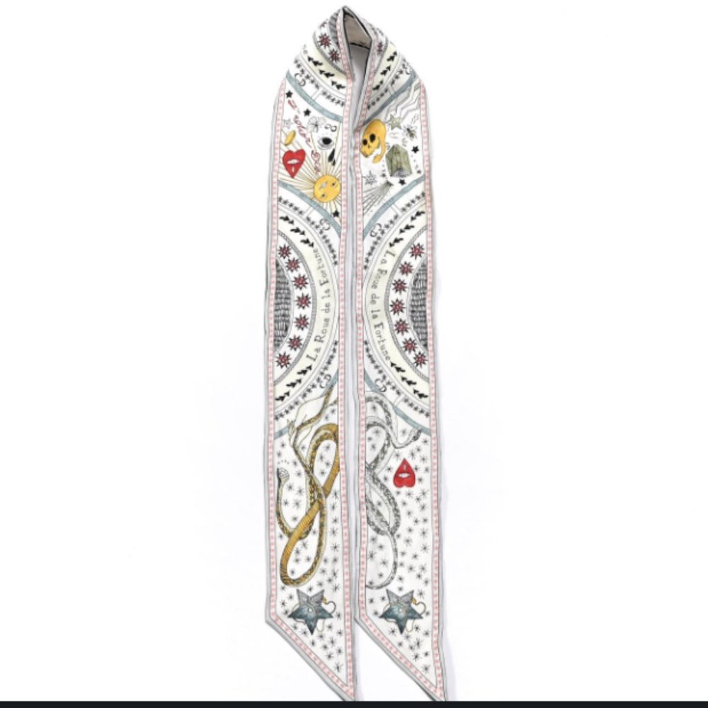 dior silk la roue de la fortune mitzah scarf